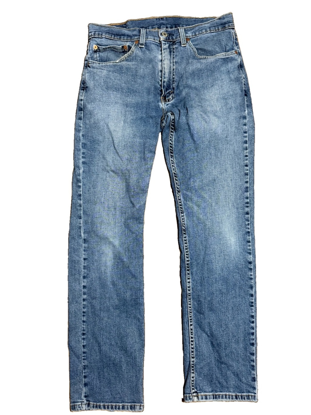 Levis 559 Mens 32 x 32 Blue Relaxed Straight Fit Denim Jeans Casual Medium Wash